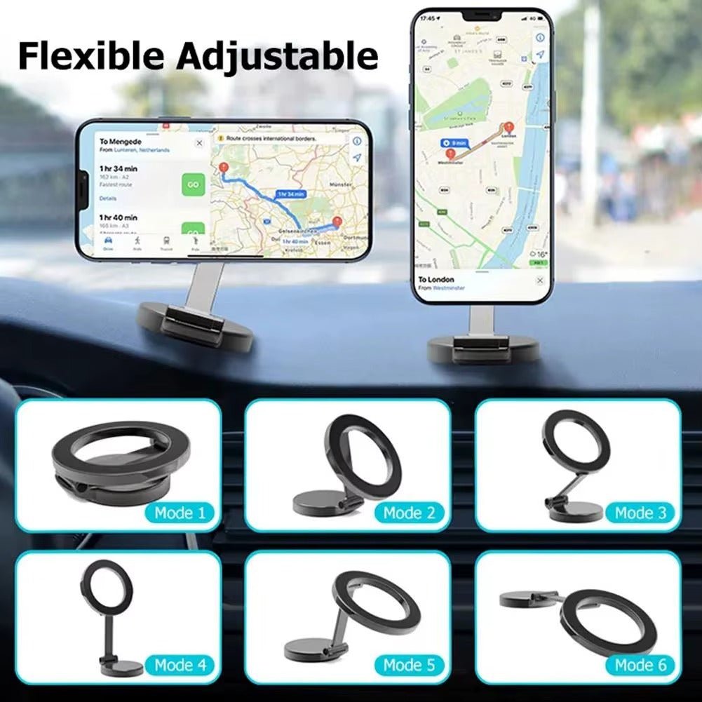 Support de Téléphone Magnétique pour Voiture – Rotation 1080° | Universel iPhone & Android GA - Image 9
